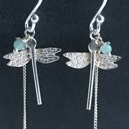 Dragonfly necklace | Crowded Silver Jewellery