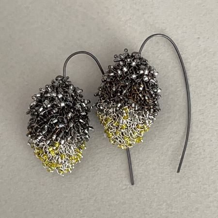 Beaded earrings Alcyone